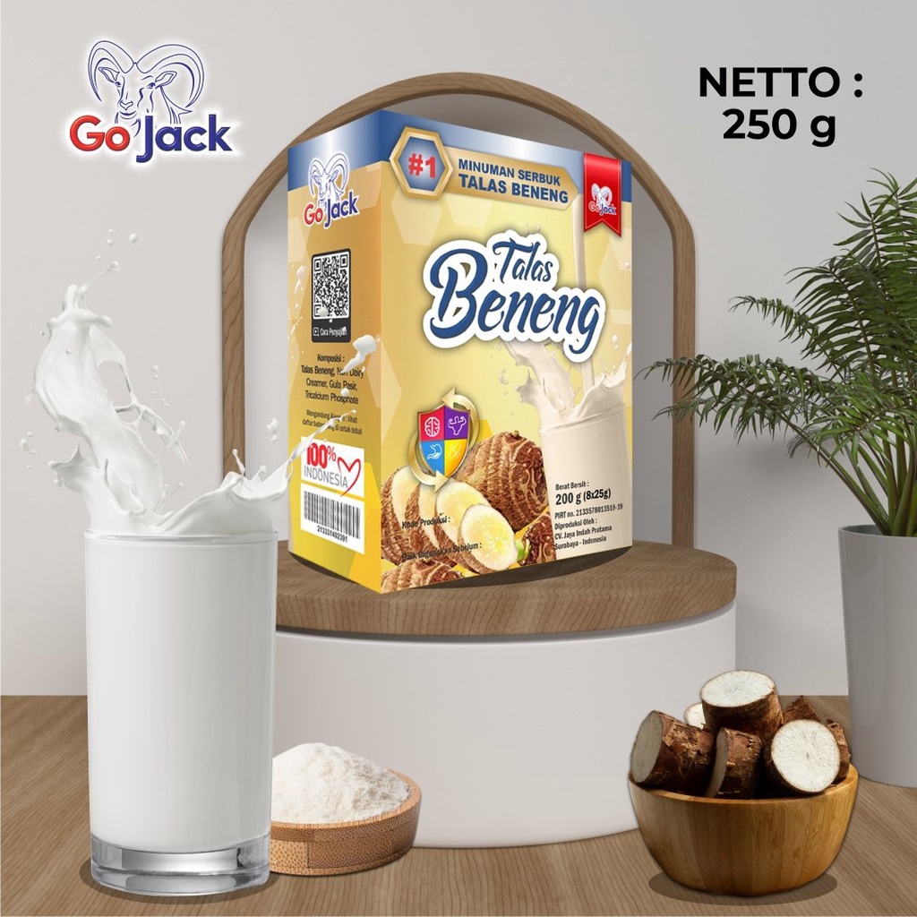

Minuman Serbuk Talas Beneng Go Jack 200 gram Minuman Istan jaga kadar gula normal