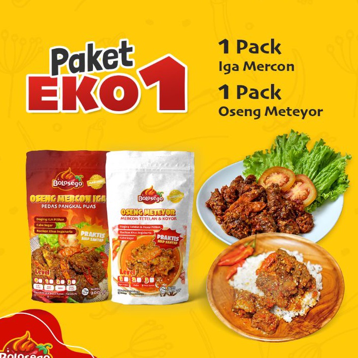 

SQSR6683 STOK SIAP 【COD PAKET EKO 1 (1 OSENG IGA & 1 OSENG METEYOR) @200 GRAM