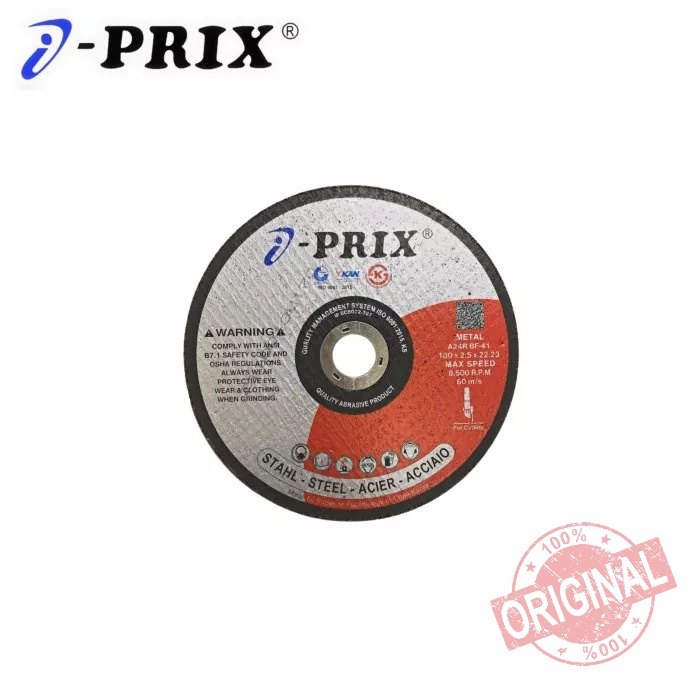 Batu Gerinda 7 Inch I-PRIX Potong 180 X 2.5 Mata Cutting Wheel 7"