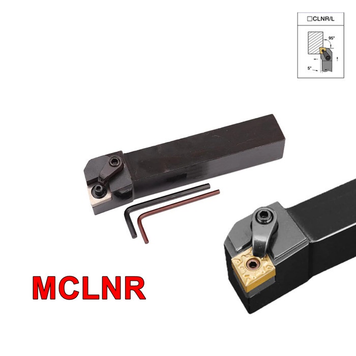 Holder MCLNR 3232 16 Insert CNMG 16 Pahat Bubut Luar Kanan