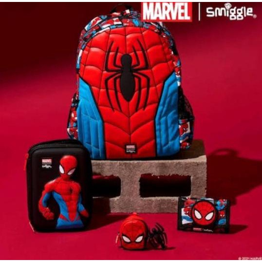 Tas Smiggle Backpack Spiderman Hoodie Marvel