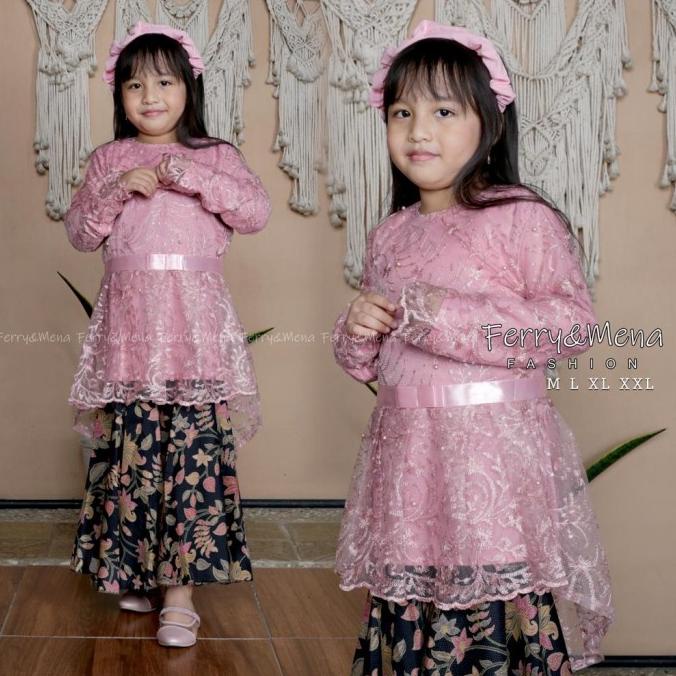 setelan kebaya anak umur 5-12 tahun kebaya anak modern