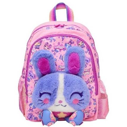 Smiggle Movin Junior Backpack Lunchbag Bunny Pink Purple