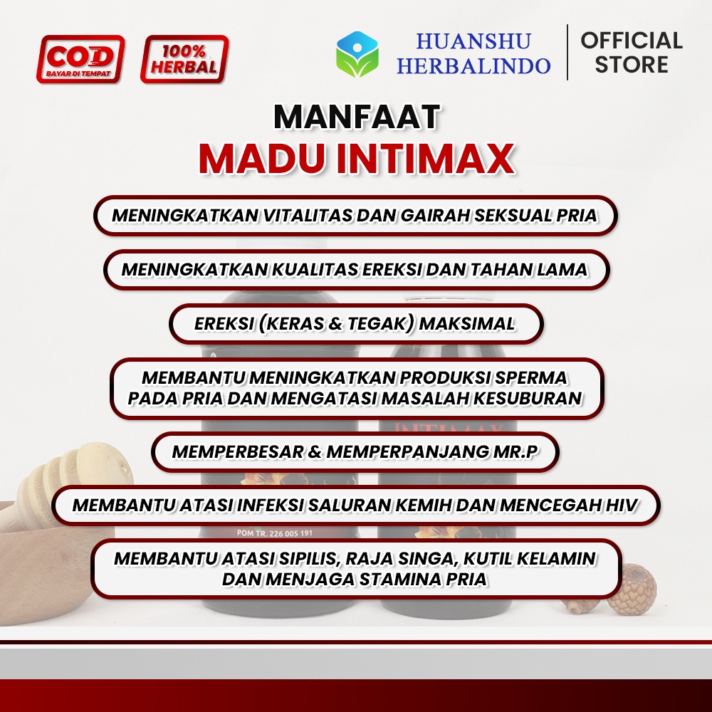 

Madu Intimax Sudah BPOM Ukuran 280 Gram Terlaris dan Terbaik