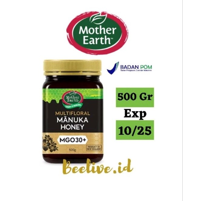 

Madu Mother Earth Manuka Honey MGO 30+ 500gr