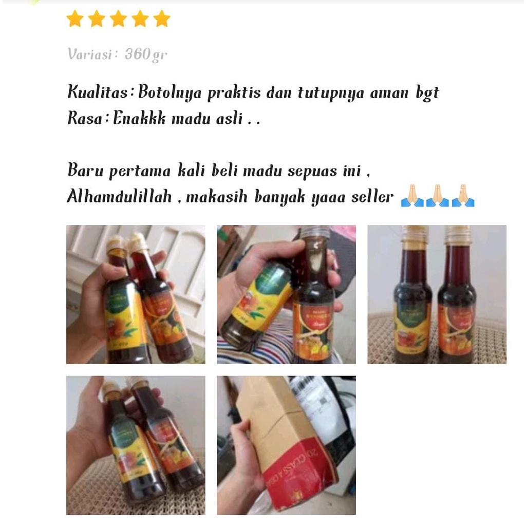 

Madu Murni Madu Syaheer 360gr