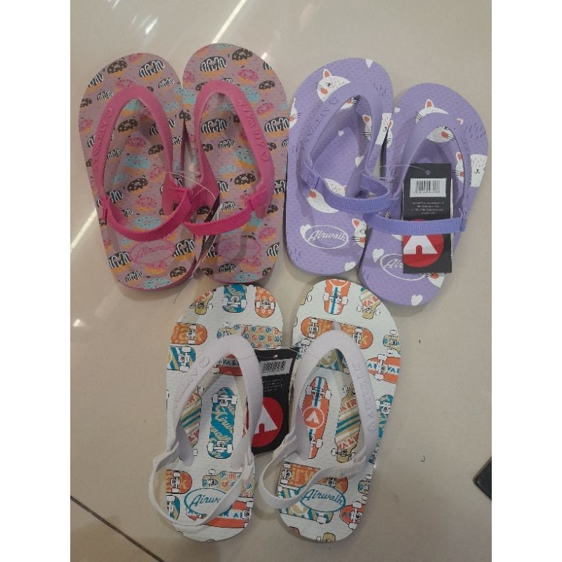 Sandal Airwalk Anak / Sandal Jepit Anak Tali Belakang Karet