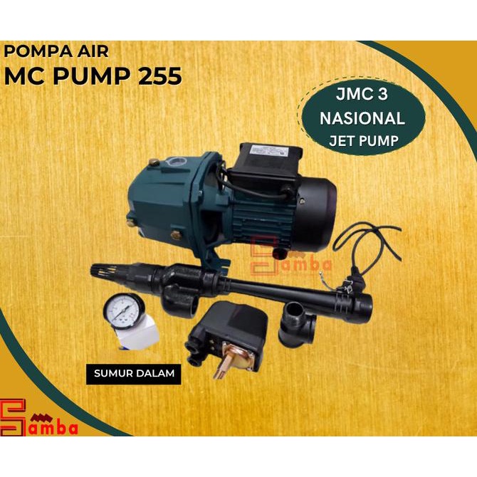 Pompa Air Mc Pump 255 Sumur Dalam | Jmc 3 Nasional Jet Pump Terbaik