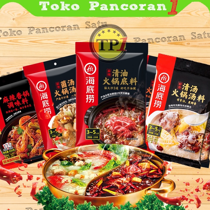 

TERLARIS Haidilao Bumbu Shabu Shabu Bumbu Instant Hotpot Aneka Rasa Terlaris