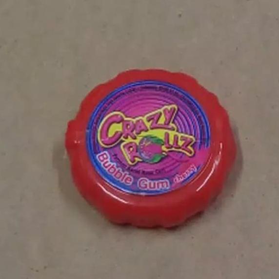 

:<:<:<:<] CRAZY ROLL ASST BUBBLE GUM cherry 50GR permen karet