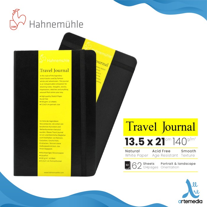 

Buku Sketsa Hahnemuhle Travel Journal 13,5x21cm Hard Cover Sketchbook