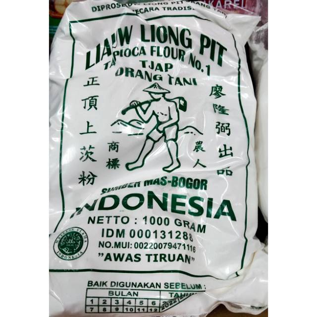

Sagu Tani Liauw Liong Pit / Tepung Tapioka / Sagu Tani Cap Org Desa 1000Gr