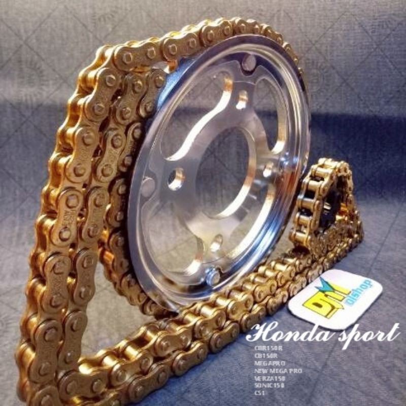 Gear Set/Gear Paket Rantai Gold Fukukawa 428H Japan Quality Megapro Cbr 150R Dll