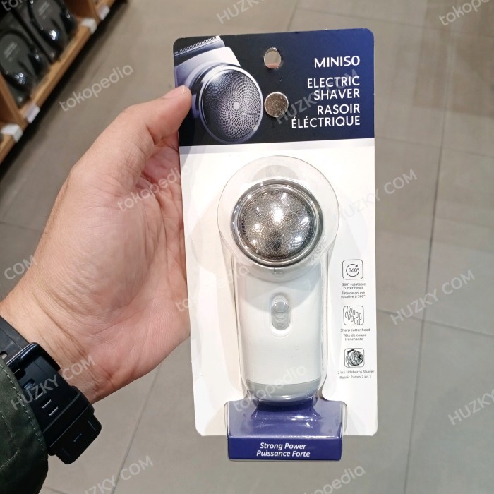 alat cukur rambut MINISO 🆕 Electric Shaver / Alat Cukur Elektrik (sz.4.2x5.5x11.3cm)(H6B4) PROMO bisa COD alat cukur alat cukur jenggot alat cukur kumis dan jenggot cukur rambut bayi V6V9 alat cukur alis cukur rambut anak alat cukur rambut alat cukur bulu