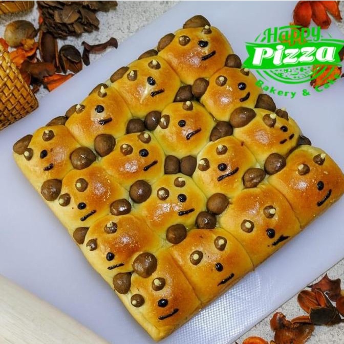 

roti sobek bear ( isi coklat keju) high quality UK -+20x20