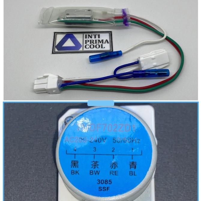Sparepart Set timer Fuse Bimetal Defrost Polytron Belleza Kulkas 2 Pintu Murah 647