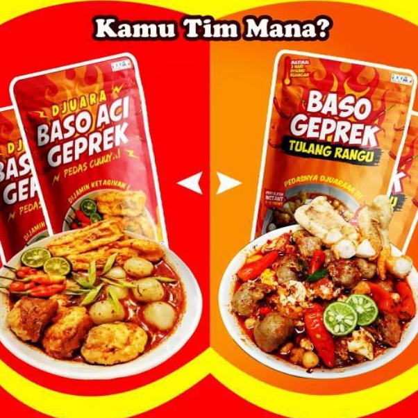 Murah Baso Geprek Tulang Rangu SAMIRAOS / Baso Aci Geprek SAMIRAOS / Soun Mie Seblak Geprek SAMIRAOS