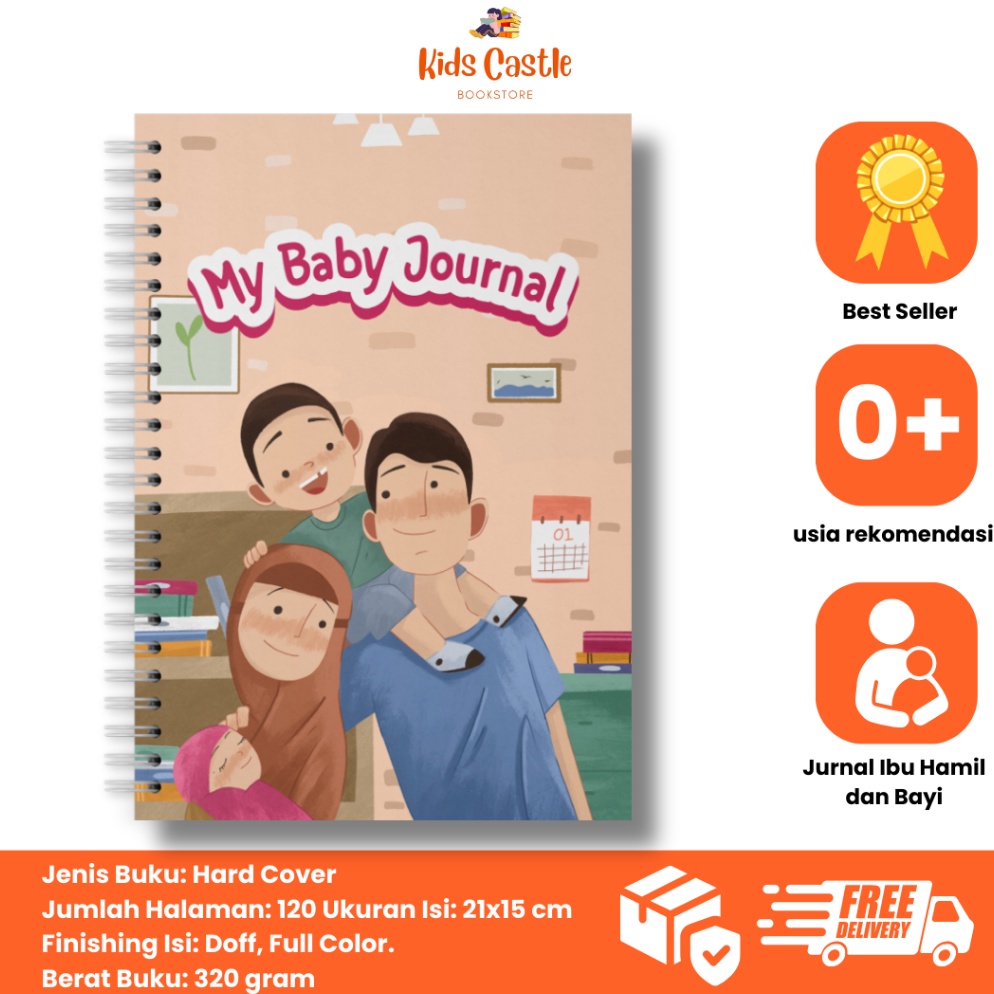 

RA PLANNER - My Baby Journal 2.0 | Buku Tumbuh Kembang Anak | Jurnal Kehamilan dan Bayi | Jurnal Bayi [ART. P8T4]