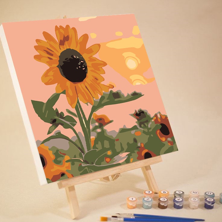 

TERLARIZZZ diy canvas painting number karakter anime kartun bunga alam