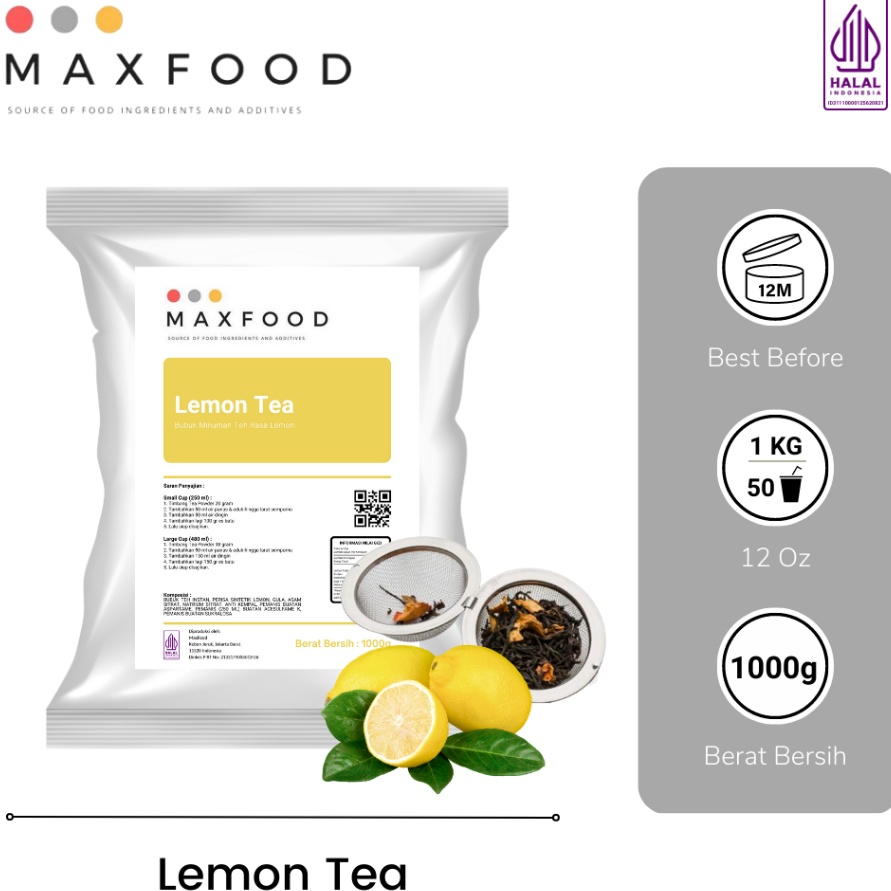 

Terbaik Lemon Tea/ Teh Lemon/ Bubuk Minuman Lemon Tea/ Lemon Tea Powder 1kg serbuuu !