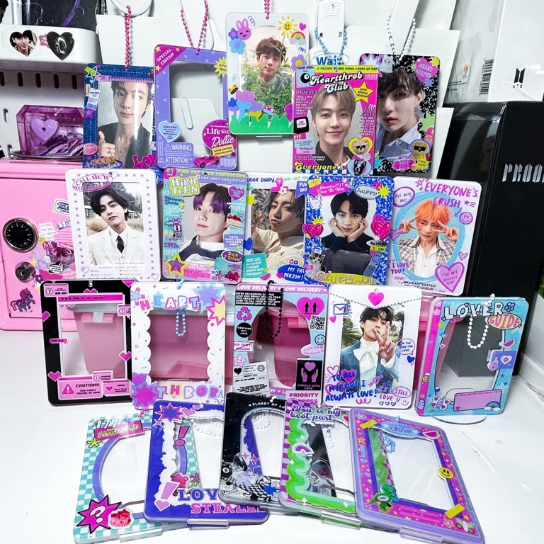 LANGSUNG KIRIM ACRYLIC PHOTOCARD & MPC HOLDER & STANDEE 2 SIDE