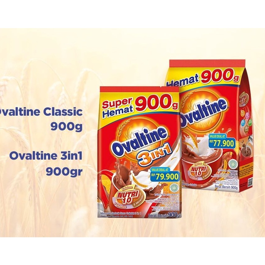 

➥❇❋ (BPOM) EXP SEPTEMBER 2024 Ovaltine Classic 900gram/Ovaltine 900gr Clasic Coklat/Ovaltine 900 3in1 Susu Bubuk Cokelat/Ovaltine 990 3in1 900/900gr/900gram Ready Stok