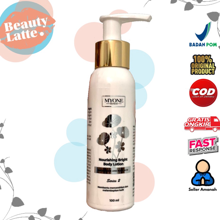 Terbatas MyOne Nourishing Brighteting Skincare Body Lotion BPOM Diskon
