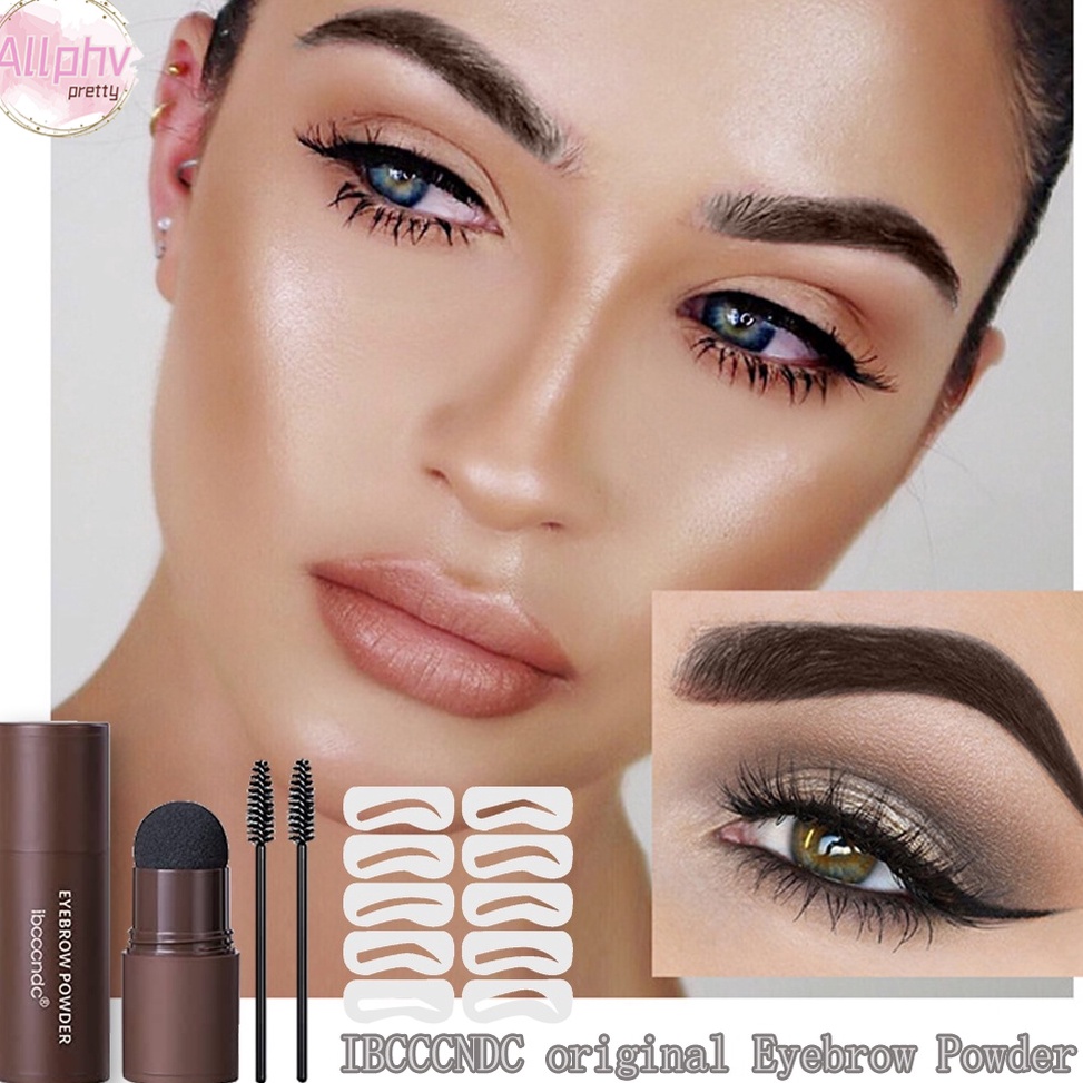PALING DIMINATI 【100% Ori】Ibcccndc Magic Eyebrow Powder Cetakan Alis Stamp Instan Bedak Original Wat