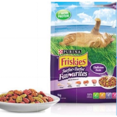 Friskies Kittes / Friskies Seafood / Friskies Favorite Repack 1kg