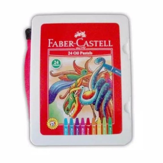 

➫➻❀✺ Crayon 24 warna / Hexagonal Oil Pastel 24 faber castell Buruan Beli