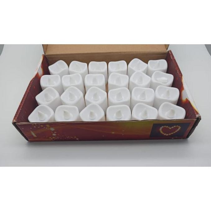 Lampu Lilin Led Elektrik Kedap Kedip Hiasan Kamar Ulang Tahun Party