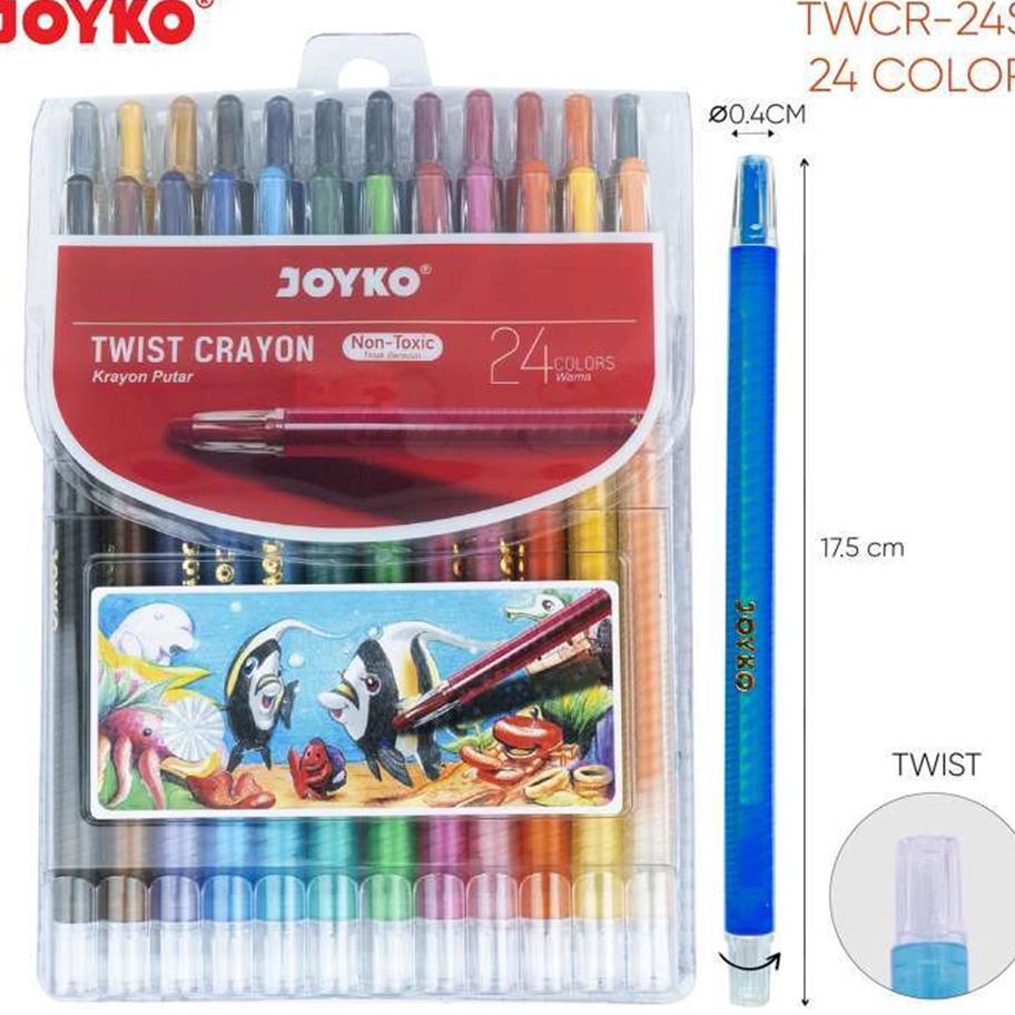 

Murah Crayon Putar Titi Joyko 24 Warna Best Product