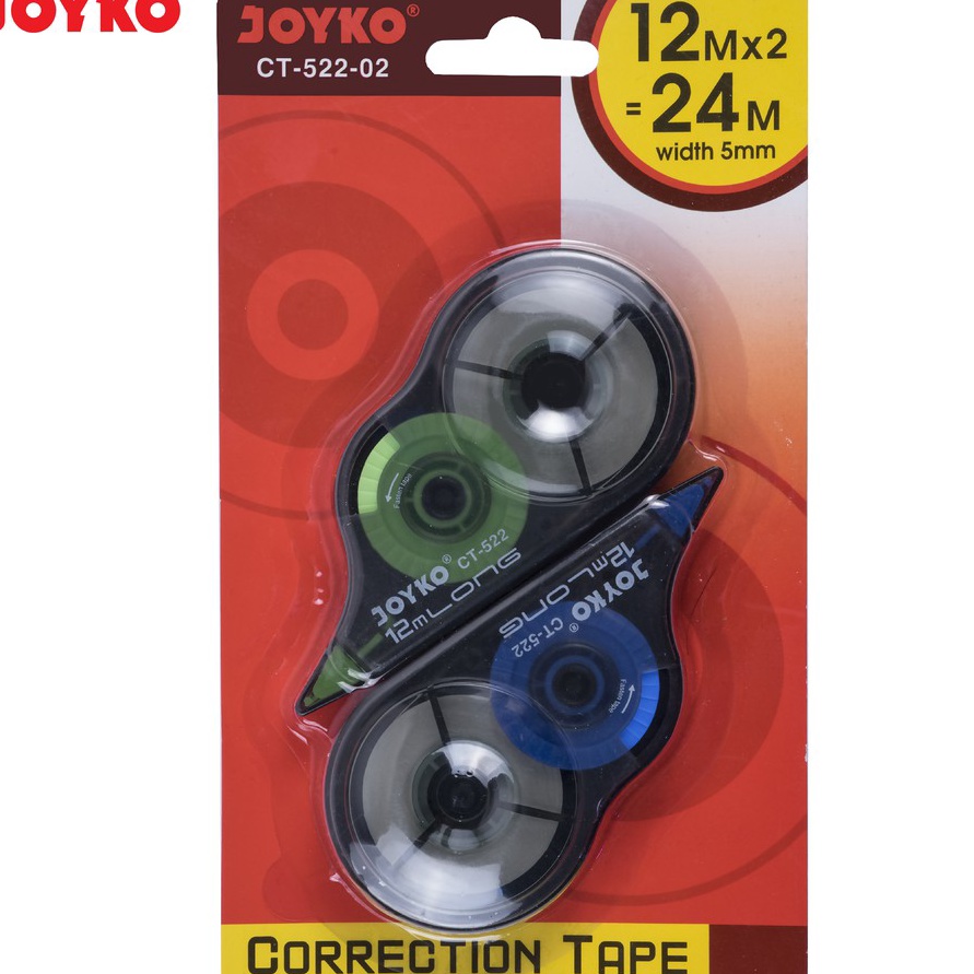 

DSWH2951 PALING AMPUH>>> Correction Tape Pita Koreksi Joyko CT-522-02 1 Set 2 Pcs