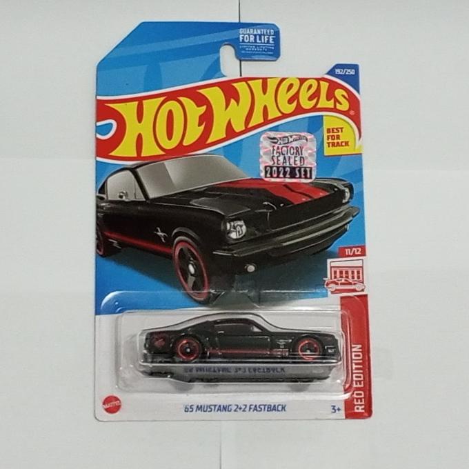 Hot Wheels 65 Mustang Fastback Red Edition