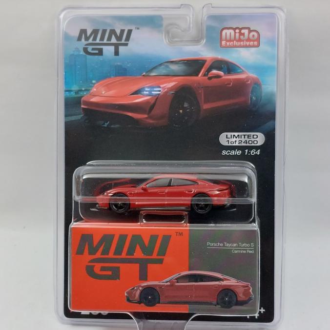 MiniGT Mini GT 289 Porsche Taycan Turbo S Carmine Red MiJo Blister
