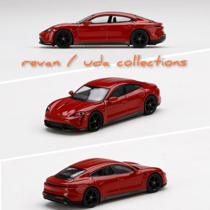 MiniGT Mini GT 289 Porsche Taycan Turbo S Carmine Red