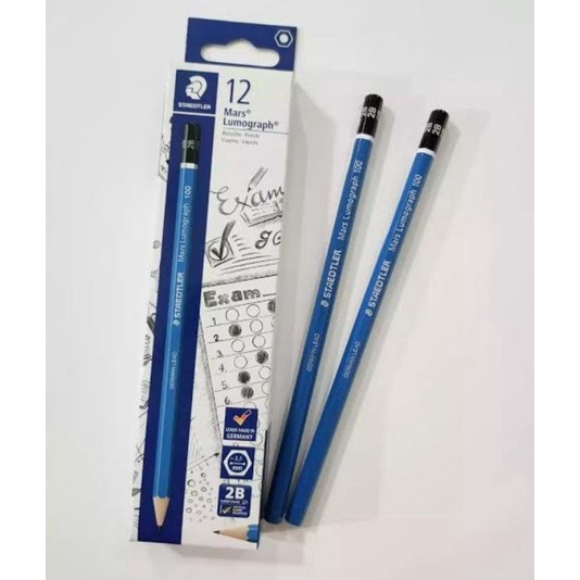 

JYKF9156 [PROMO MURAH!!!] Pensil staedtler 2B ORIGINAL (1 Lusin) TERMURAH