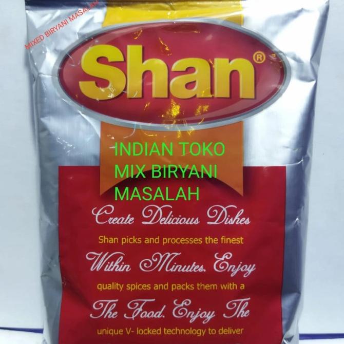 

best seller] SHAN MIX BIRYANI MASALA / BUMBU MIX BIRYANI 50 GRAM
