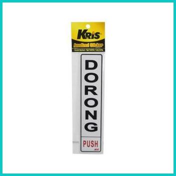 

KRIS STIKER DORONG | PUSH STICKER SIGN LABEL ANODIZED 20JVLZ3 onderdil