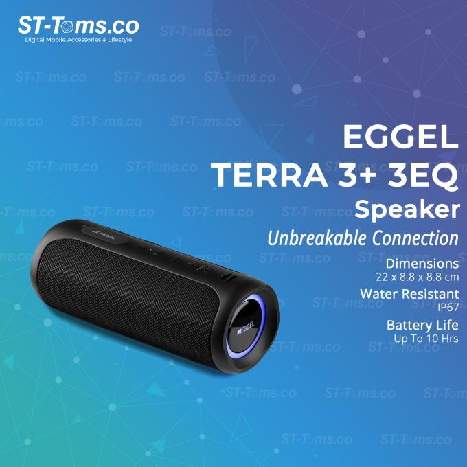 Eggel Terra 3 Plus 3EQ / Terra 3+ 3EQ Waterproof Bluetooth Speaker RGB