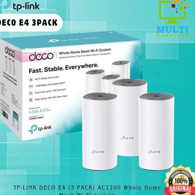 - Tp Link Deco E4 / Tplink Deco E 4 - 3 Pack - Allrarethings