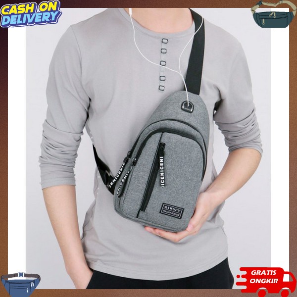 Ts Laki2 Tass Slenpang Sling Bag Tad Cwok Tas Slempang Elegant Lelaki Keren Tad Selepang Tqs Srempan