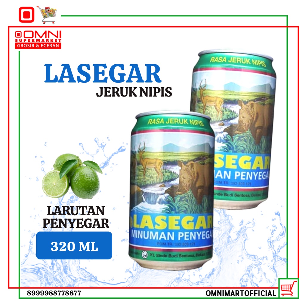 

Lasegar Jeruk Nipis Can Kaleng 320 Ml Larutan Penyegar