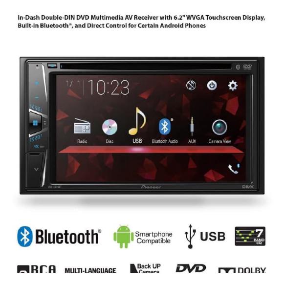 Pioneer Avh G225Bt Bluetooth Head Unit 2 Din Mobil