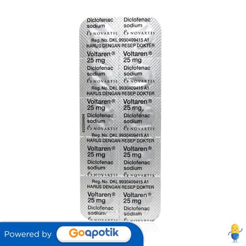 VOLTAREN 25 MG STRIP 10 TABLET