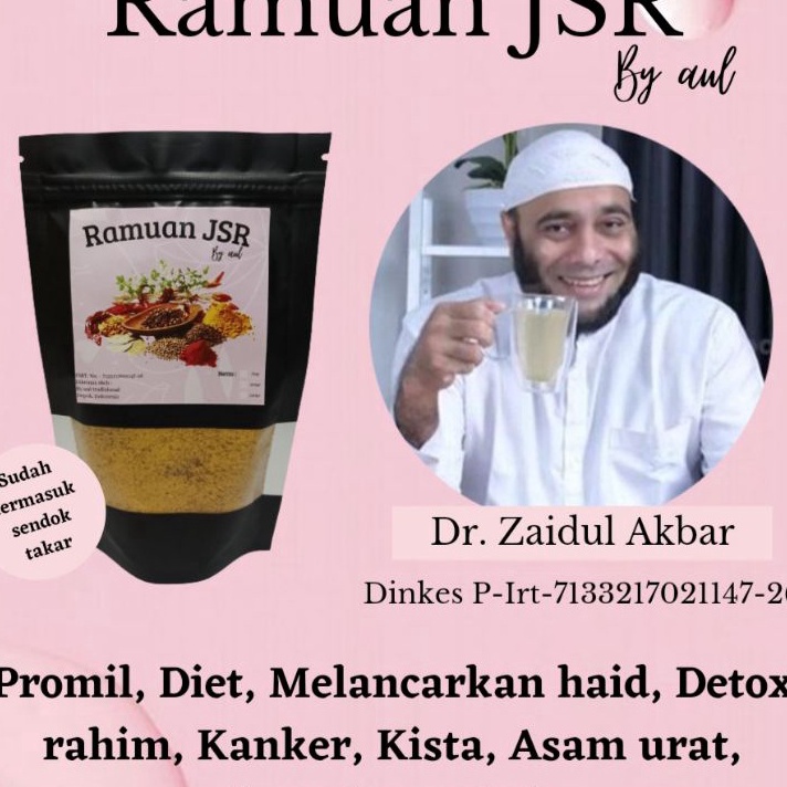 

Promo (BPOM) RAMUAN JSR by aul Dr. ZAIDUL AKBAR | RAMUAN JSR ULTIMATE | RAMUAN PROMIL | PROMIL | IMUN | JERAWAT | RAMUAN CINTA | RACIKAN SAYANG | RAMUAN ARSY | | RAMUAN 50gr/100gr Laris