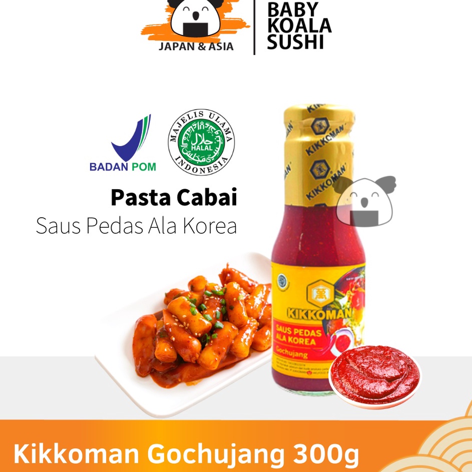

Bestseller KIKKOMAN Gochujang Sauce 300 g Halal Ready