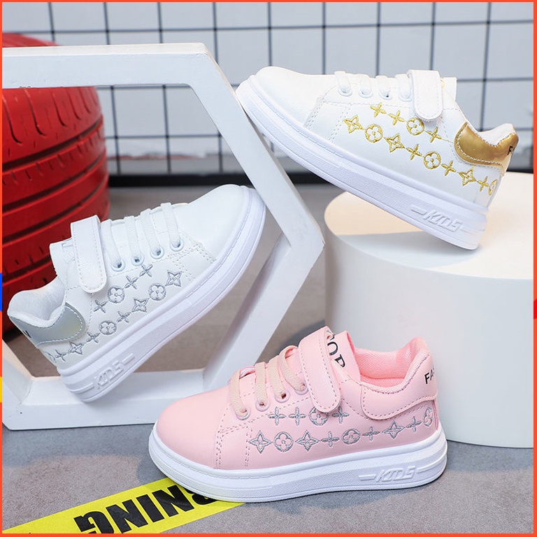 Harga Termuraah.. ukuran 26-37 Perempuan sneaker anak perempuan sepatu olahraga gadis kecil kualitas