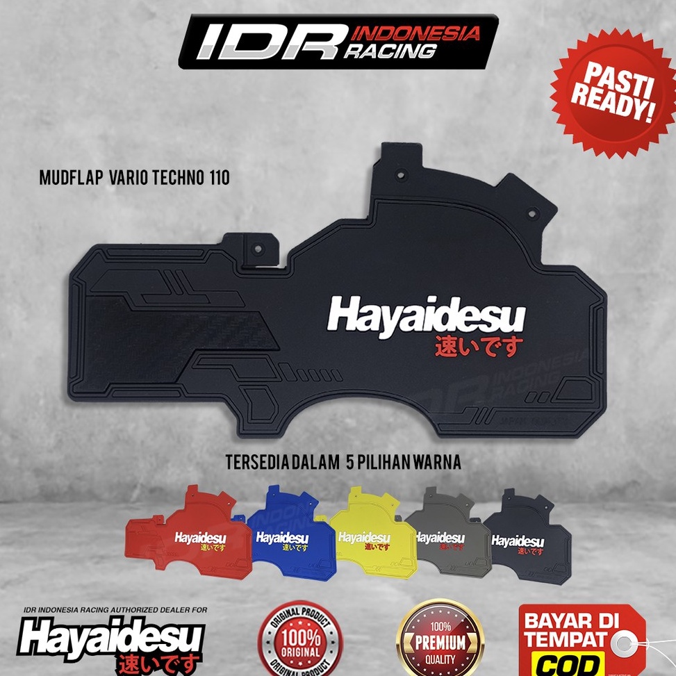 ready.. Mudflap Honda Vario 110 Techno Karbu Hayaidesu Penahan Lumpur Aksesoris Variasi Honda