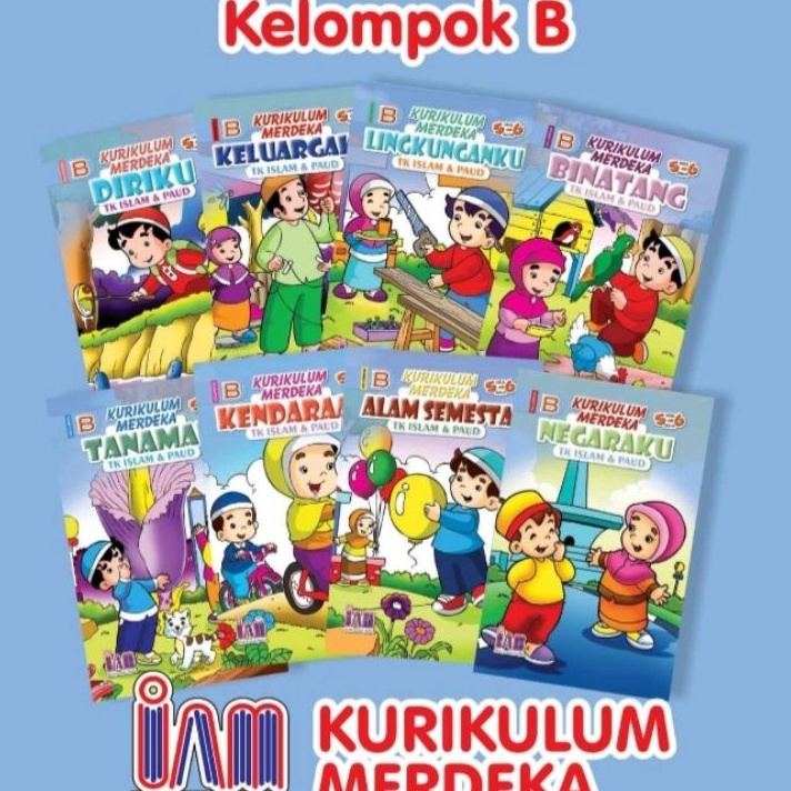 XNRB6493 9.9 BRANDS FESTIVAL Buku Paket Kurikulum Merdeka (islam) TK.A &TK.B - "Free Buku Tabungan"